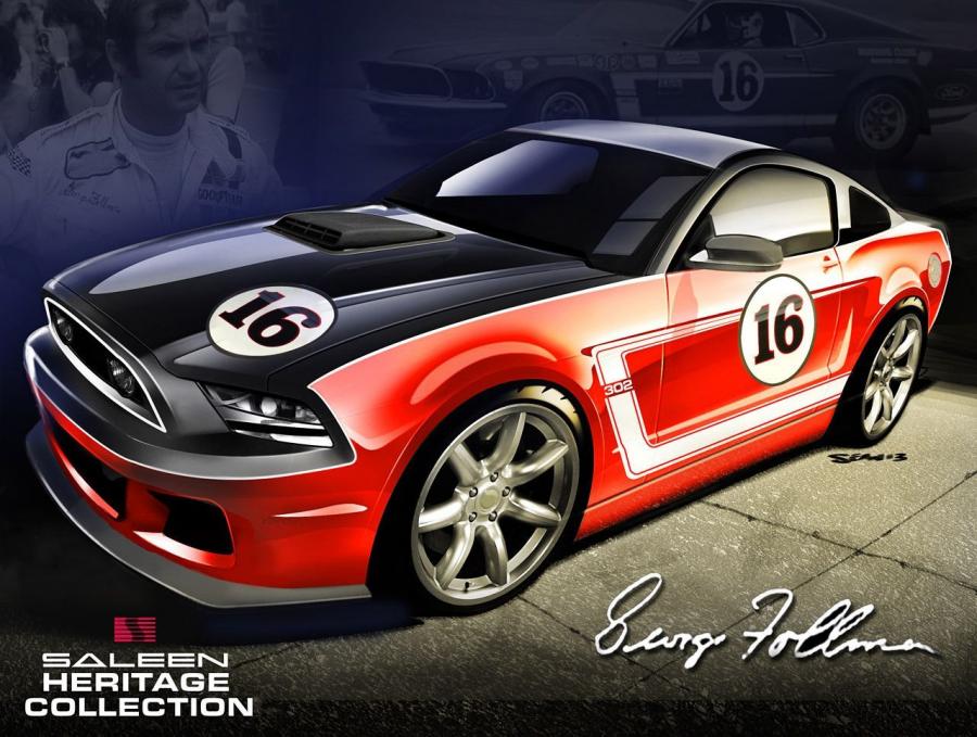 Эскиз Saleen George Follmer Edition Mustang 2014 года  (фото 2 из 6)